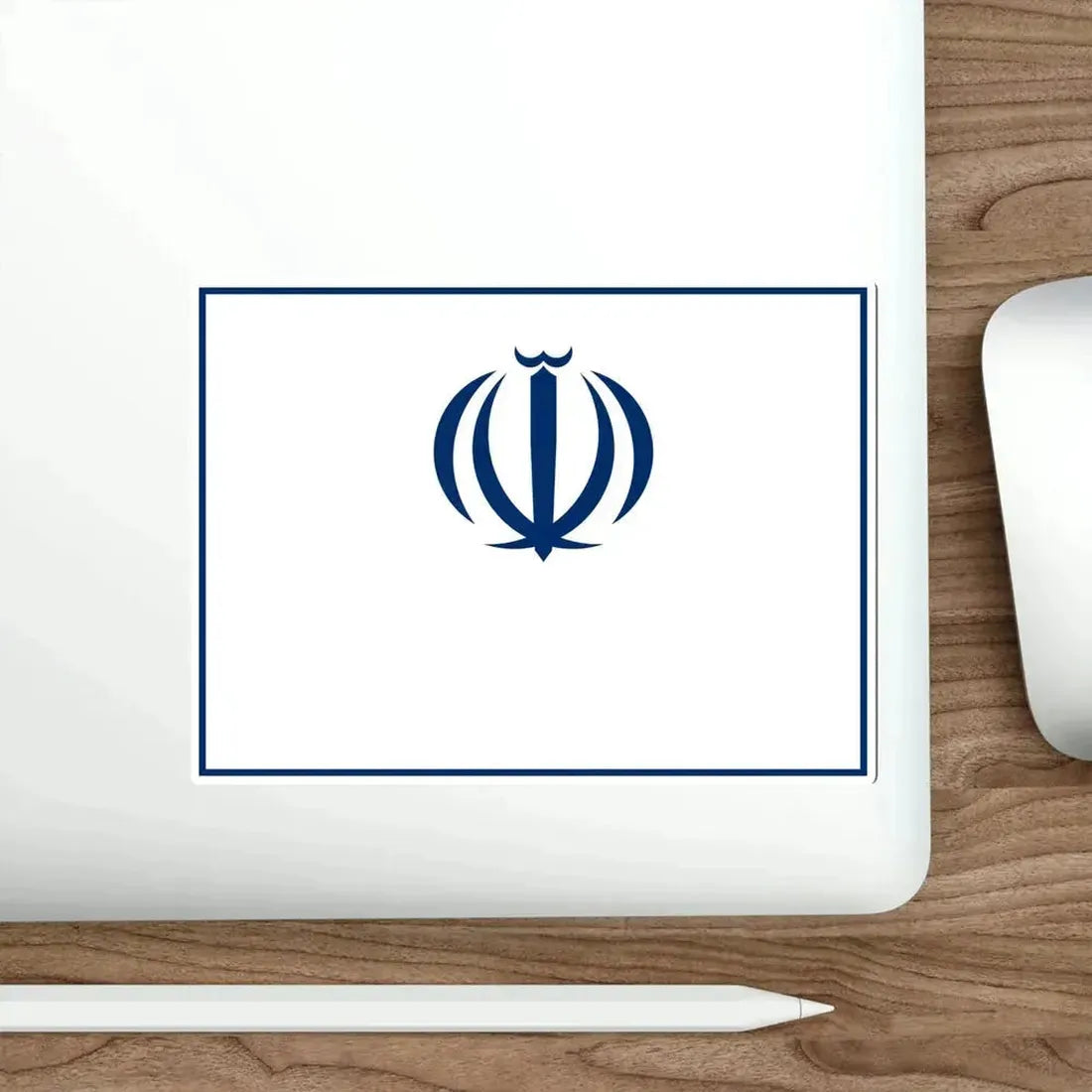 Flag of the Ministry of Economic Affairs and Finance (Iran) STICKER Vinyl Die-Cut Decal - The Sticker Space