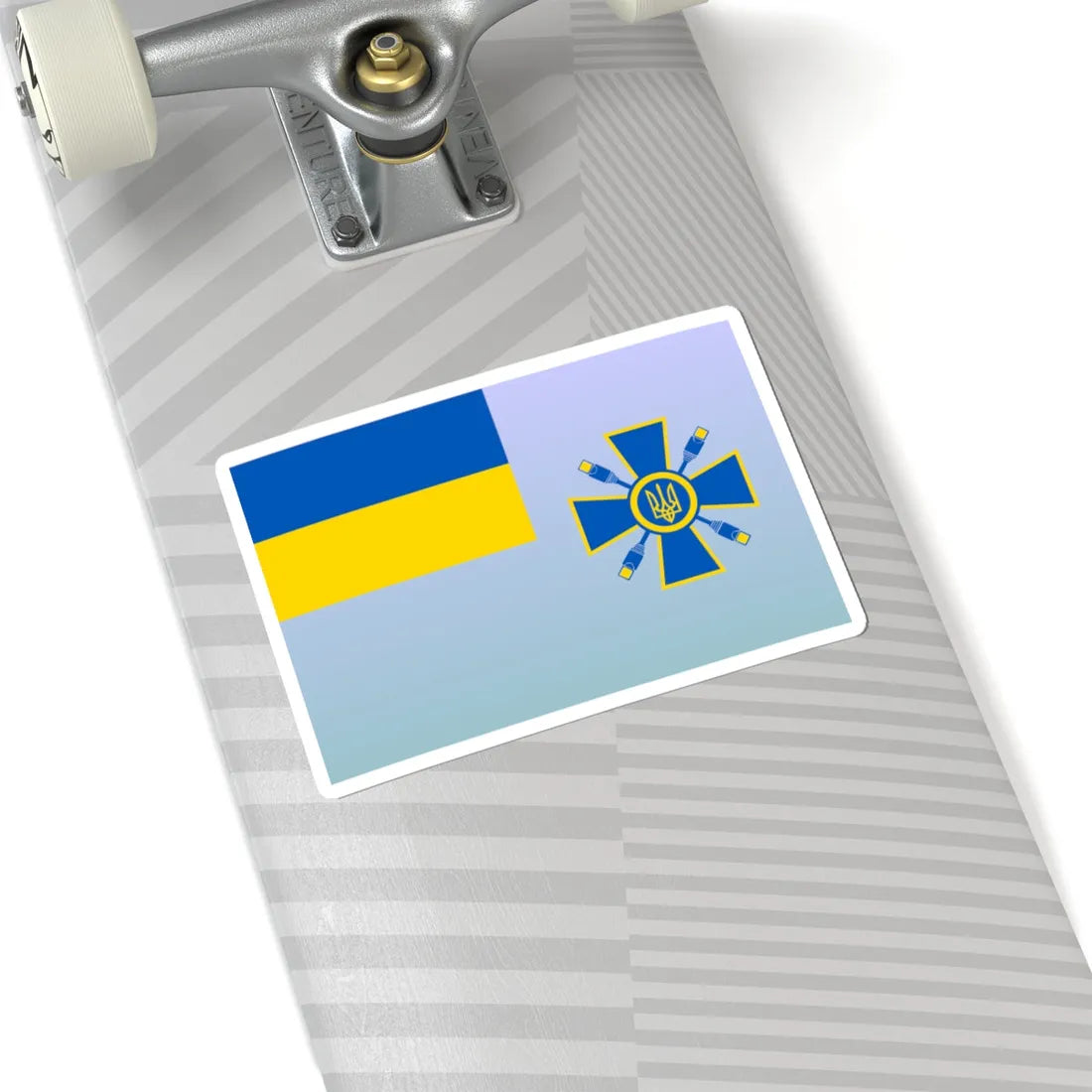 Flag of the Ministry of Information Policy of Ukraine (Ukraine) STICKER Vinyl Kiss-Cut Decal - The Sticker Space