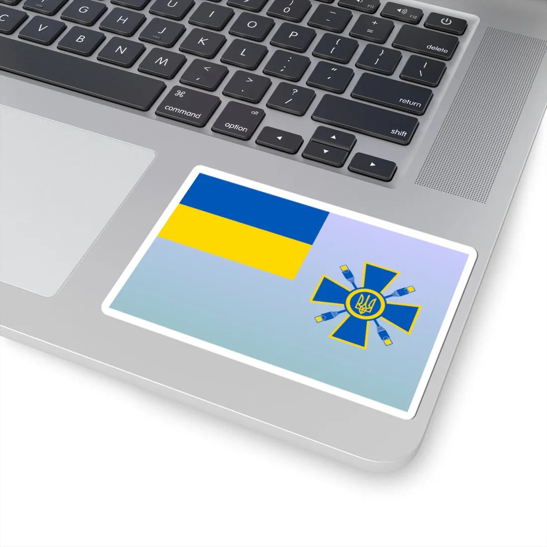 Flag of the Ministry of Information Policy of Ukraine (Ukraine) STICKER Vinyl Kiss-Cut Decal - The Sticker Space