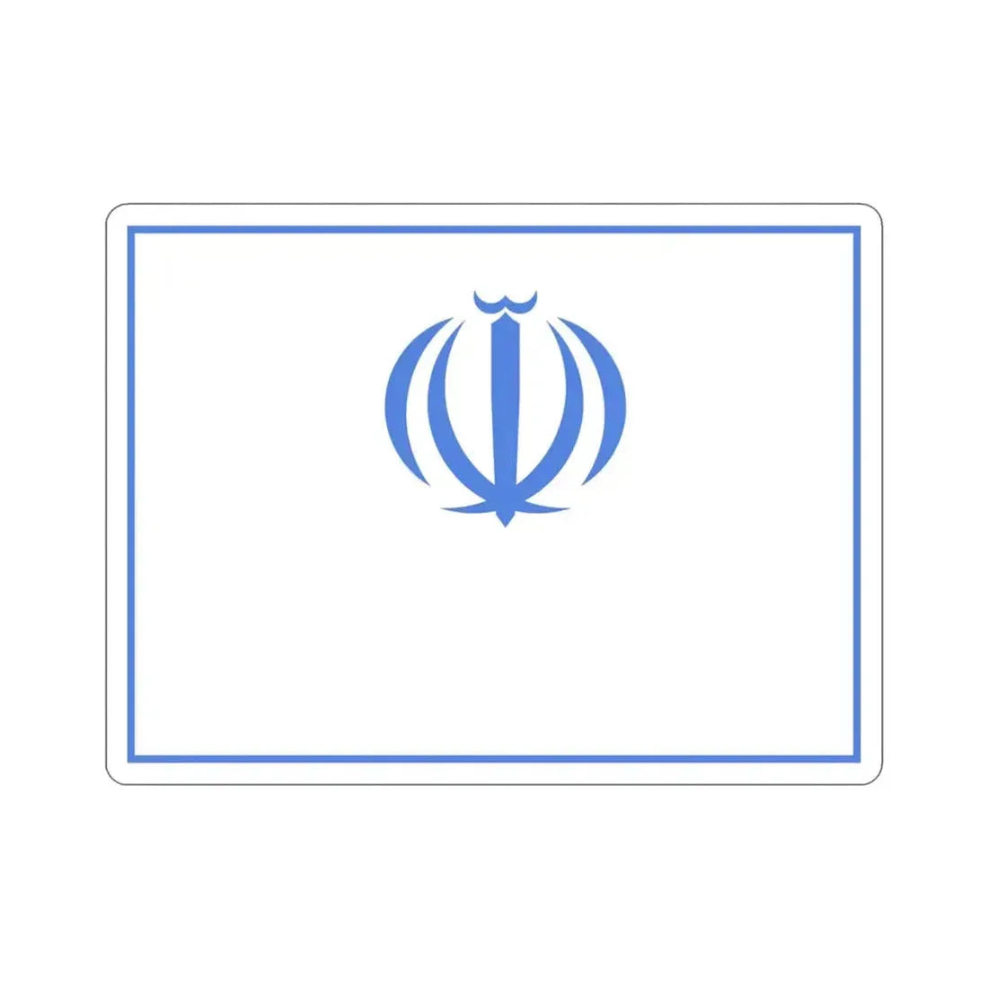 Flag of the Ministry of Roads and Urban Development (Iran) STICKER Vinyl Die-Cut Decal 3 Inch - The Sticker Space