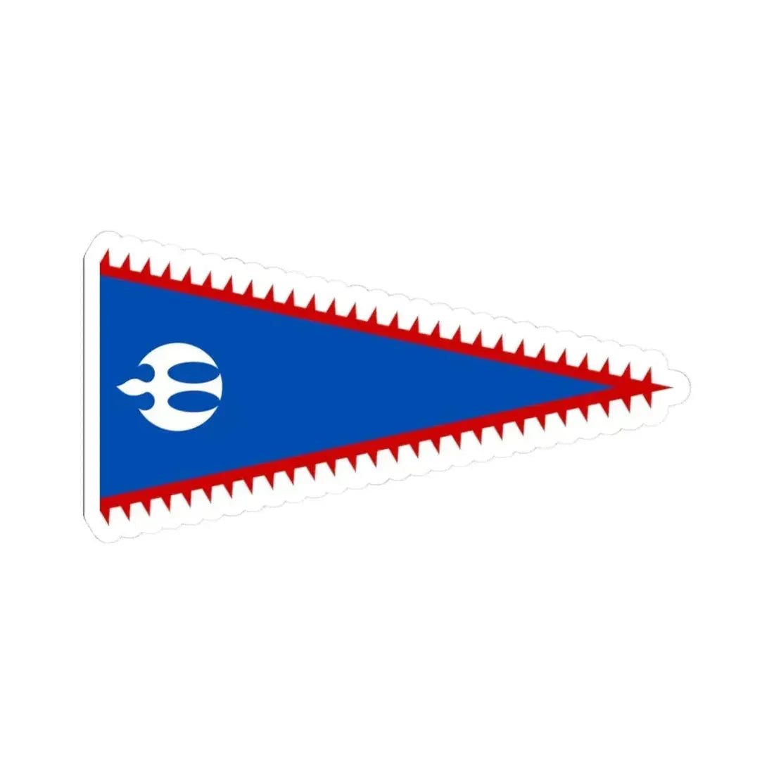 Flag of the Mongol Empire 2 (China) STICKER Vinyl Kiss-Cut Decal 3 Inch White - The Sticker Space