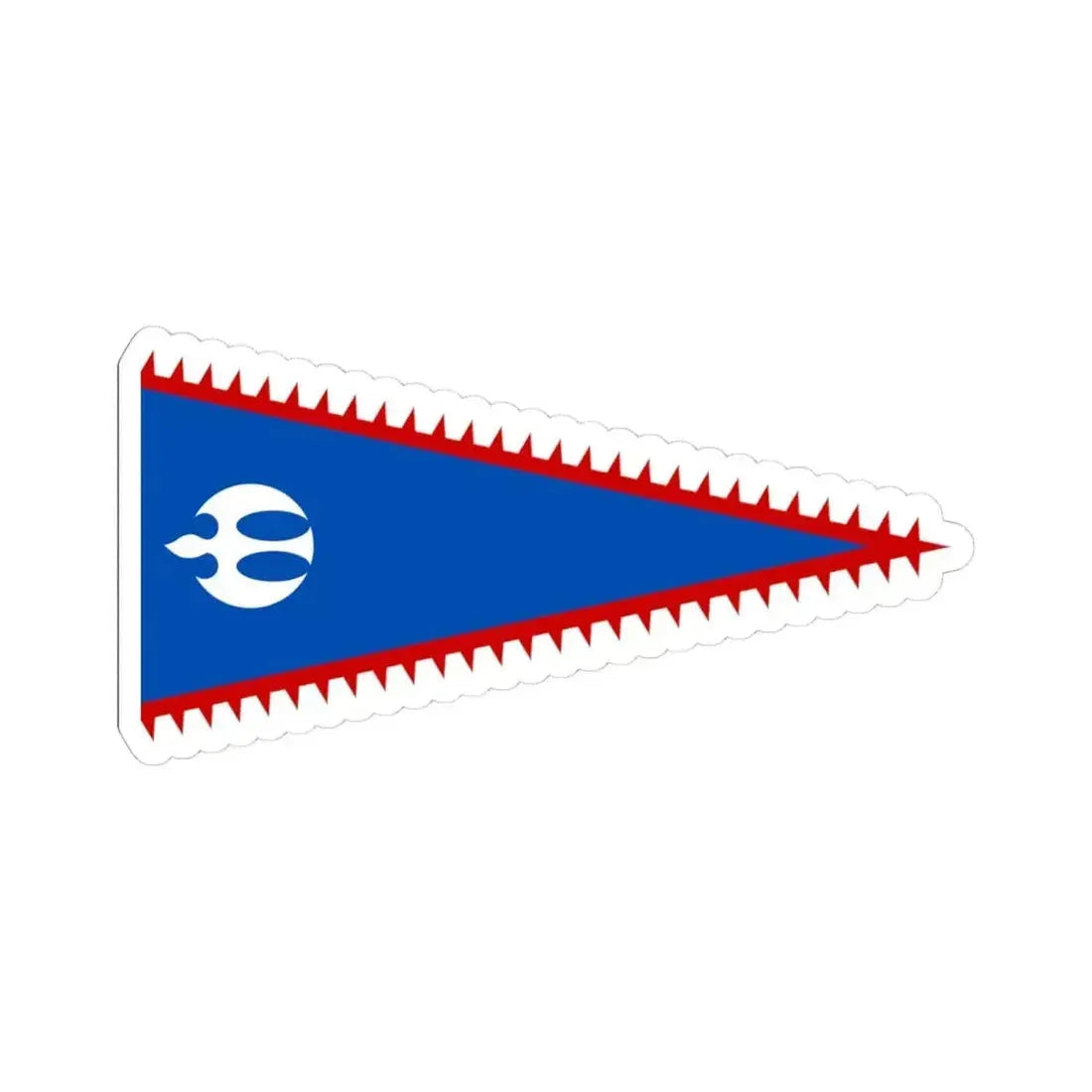 Flag of the Mongol Empire 2 (China) STICKER Vinyl Kiss-Cut Decal 6 Inch White - The Sticker Space