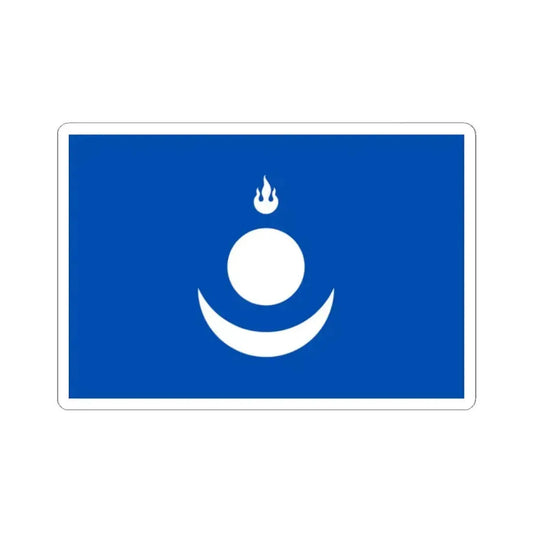 Flag of the Mongol Empire 3 (China) STICKER Vinyl Kiss-Cut Decal 2 Inch White - The Sticker Space