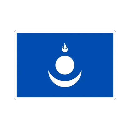 Flag of the Mongol Empire 3 (China) STICKER Vinyl Kiss-Cut Decal 3 Inch White - The Sticker Space