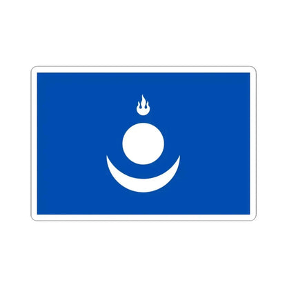 Flag of the Mongol Empire 3 (China) STICKER Vinyl Kiss-Cut Decal 4 Inch White - The Sticker Space