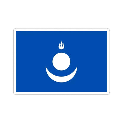 Flag of the Mongol Empire 3 (China) STICKER Vinyl Kiss-Cut Decal 6 Inch White - The Sticker Space