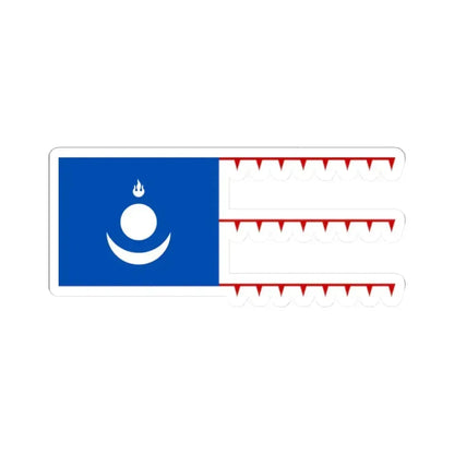 Flag of the Mongol Empire (China) STICKER Vinyl Kiss-Cut Decal 2 Inch White - The Sticker Space