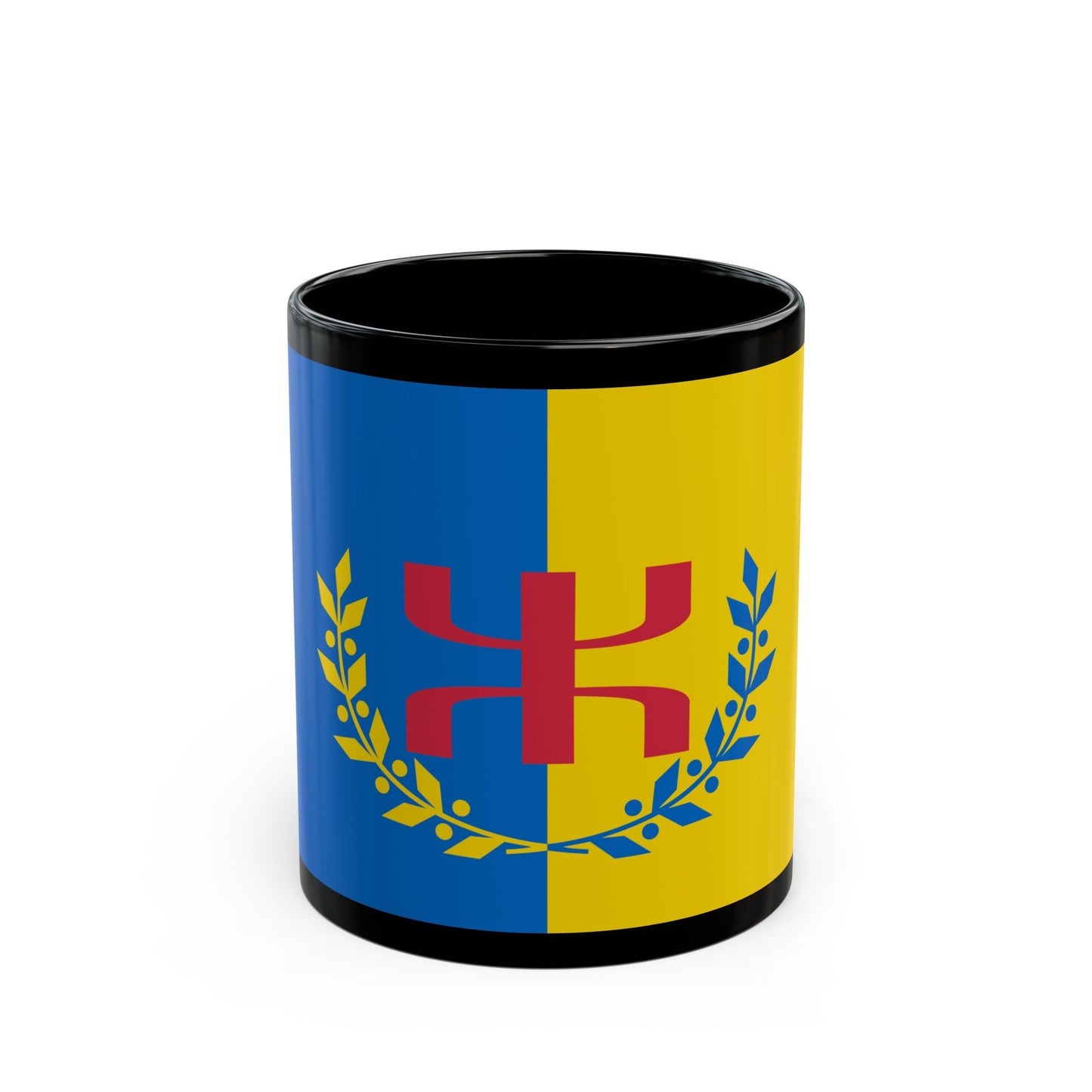 Flag of The Movement for the self determination of Kabylie - Black Coffee Mug-11oz-The Sticker Space