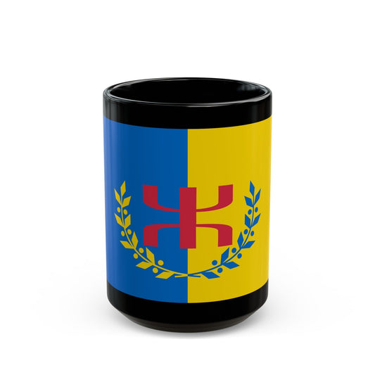 Flag of The Movement for the self determination of Kabylie - Black Coffee Mug-15oz-The Sticker Space