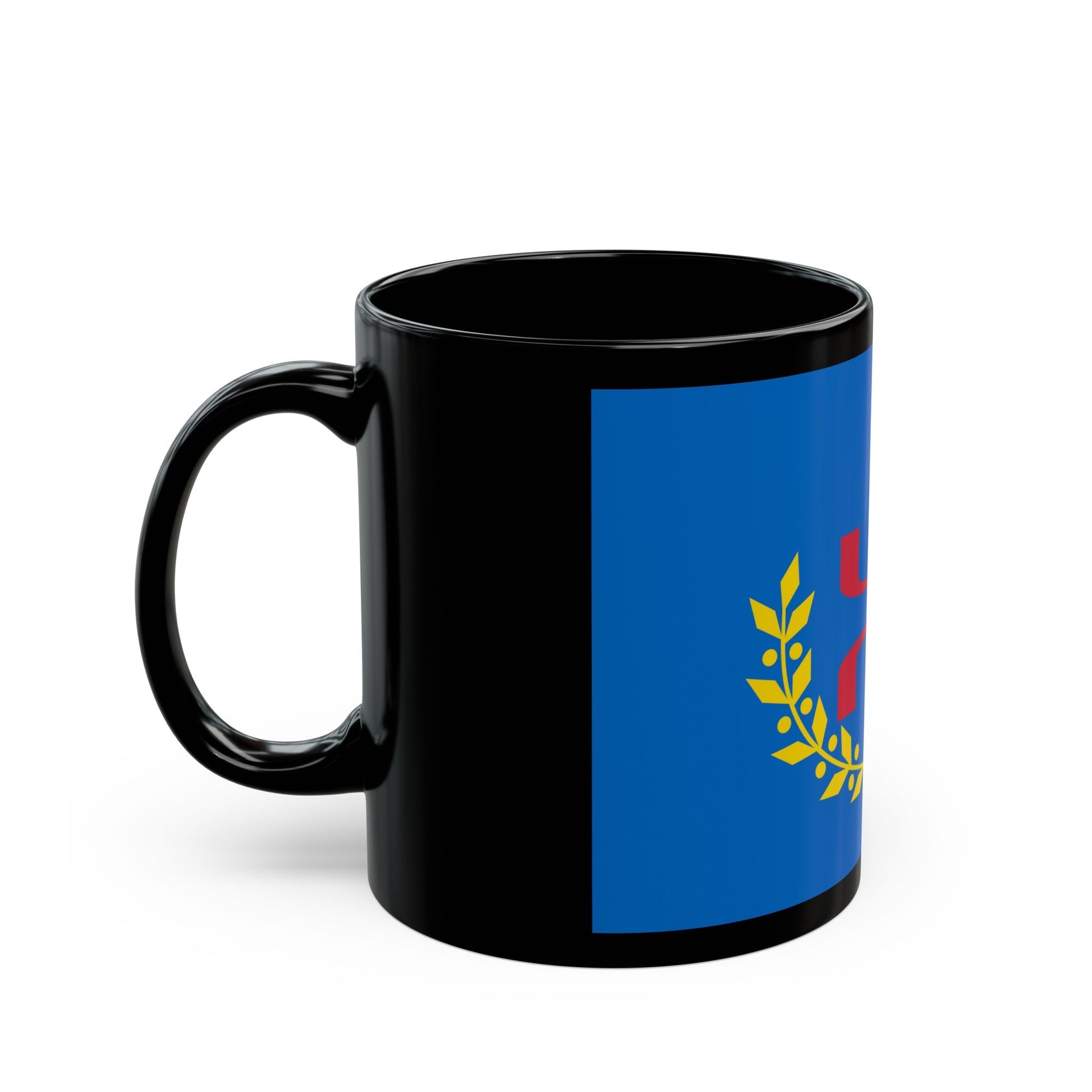 Flag of The Movement for the self determination of Kabylie - Black Coffee Mug-The Sticker Space