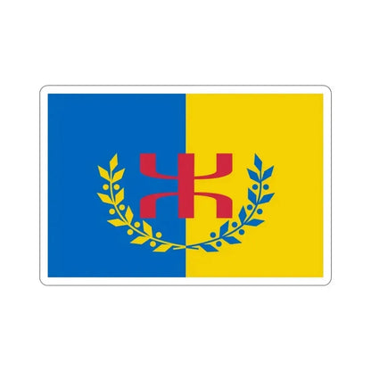 Flag of The Movement for the Self Determination of Kabylie STICKER Vinyl Die-Cut Decal 3 Inch - The Sticker Space