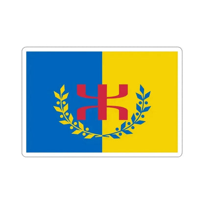 Flag of The Movement for the Self Determination of Kabylie STICKER Vinyl Die-Cut Decal 4 Inch - The Sticker Space