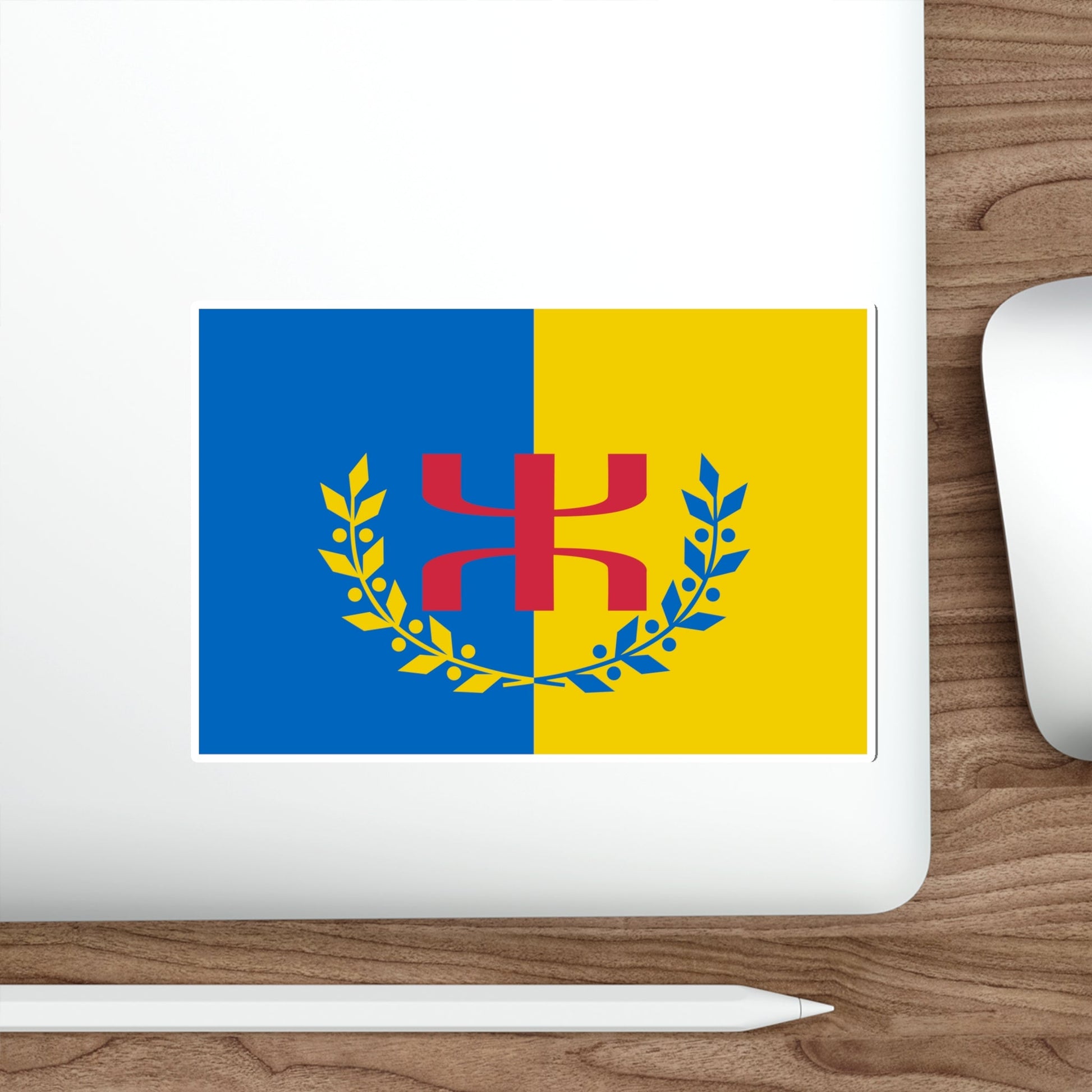 Flag of The Movement for the Self Determination of Kabylie STICKER Vinyl Die-Cut Decal-The Sticker Space