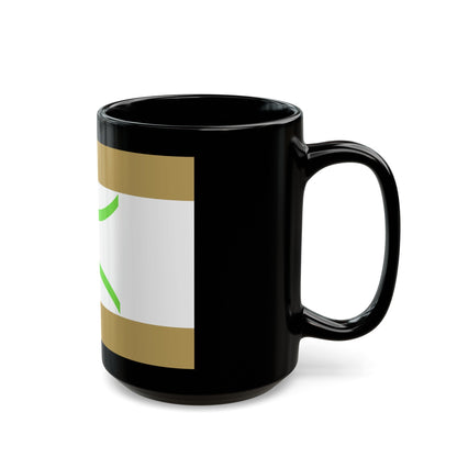 Flag of The Mozabite people - Black Coffee Mug-The Sticker Space