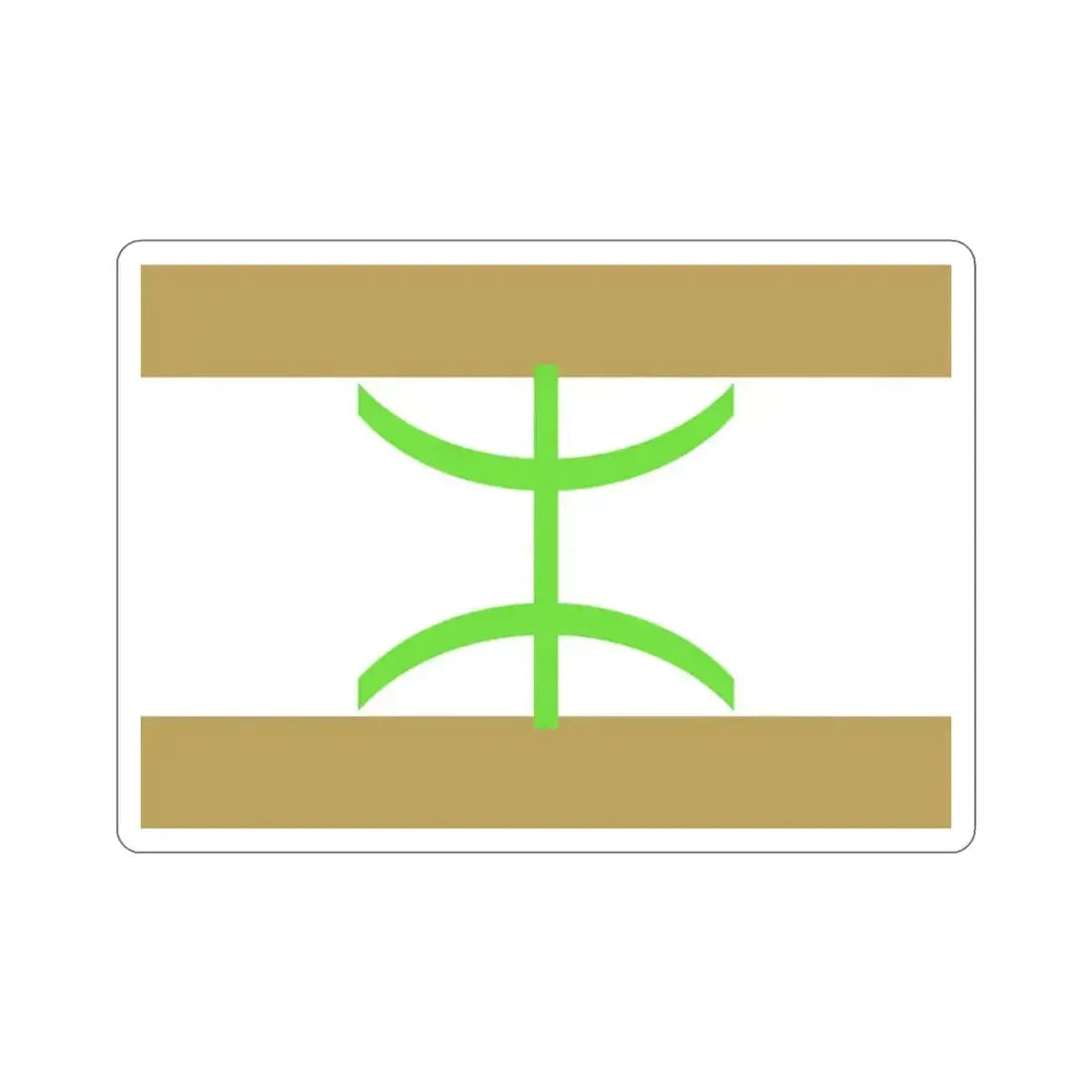 Flag of The Mozabite People STICKER Vinyl Die-Cut Decal 2 Inch - The Sticker Space