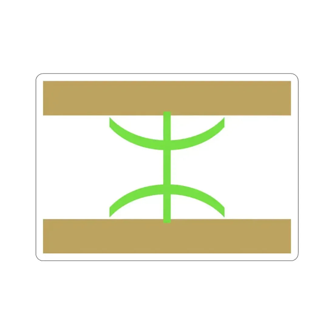 Flag of The Mozabite People STICKER Vinyl Die-Cut Decal 2 Inch - The Sticker Space