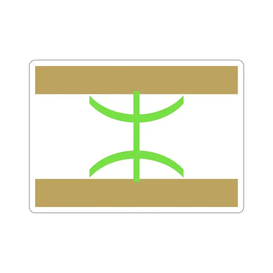 Flag of The Mozabite People STICKER Vinyl Die-Cut Decal 4 Inch - The Sticker Space
