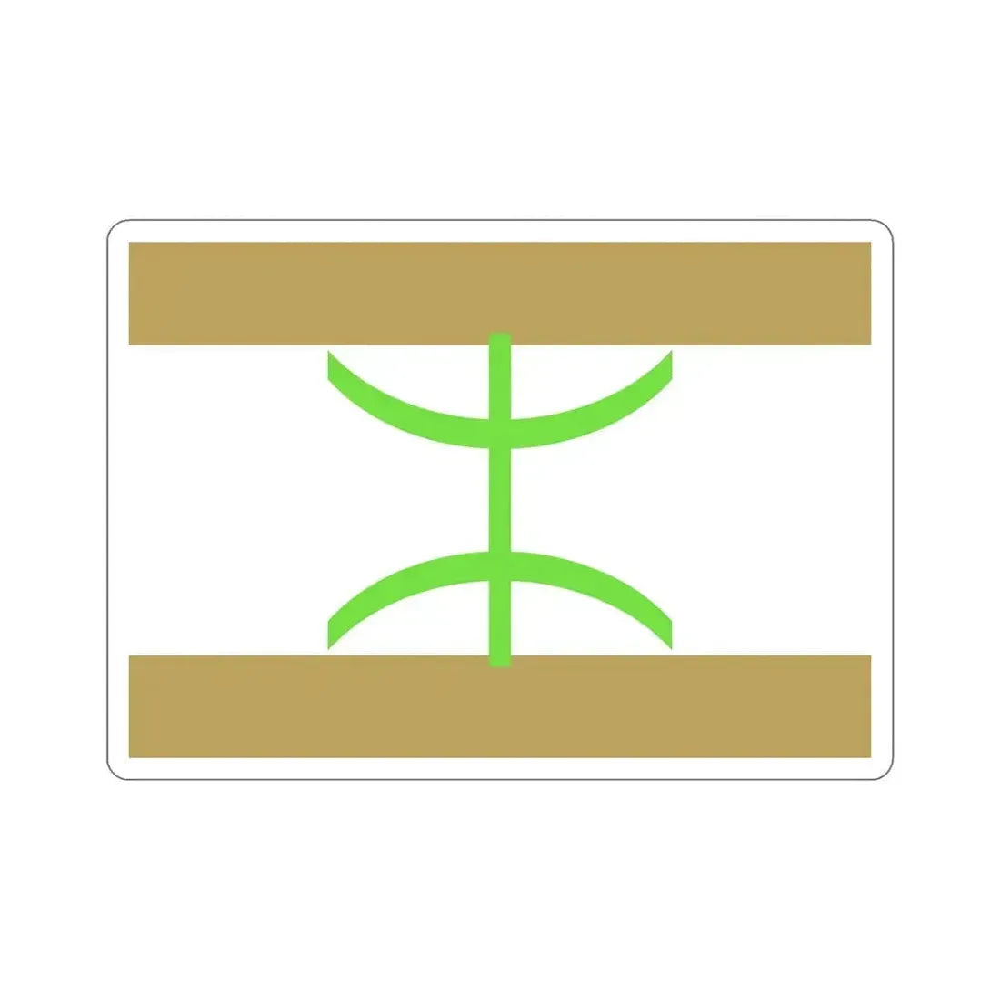Flag of The Mozabite People STICKER Vinyl Die-Cut Decal 5 Inch - The Sticker Space
