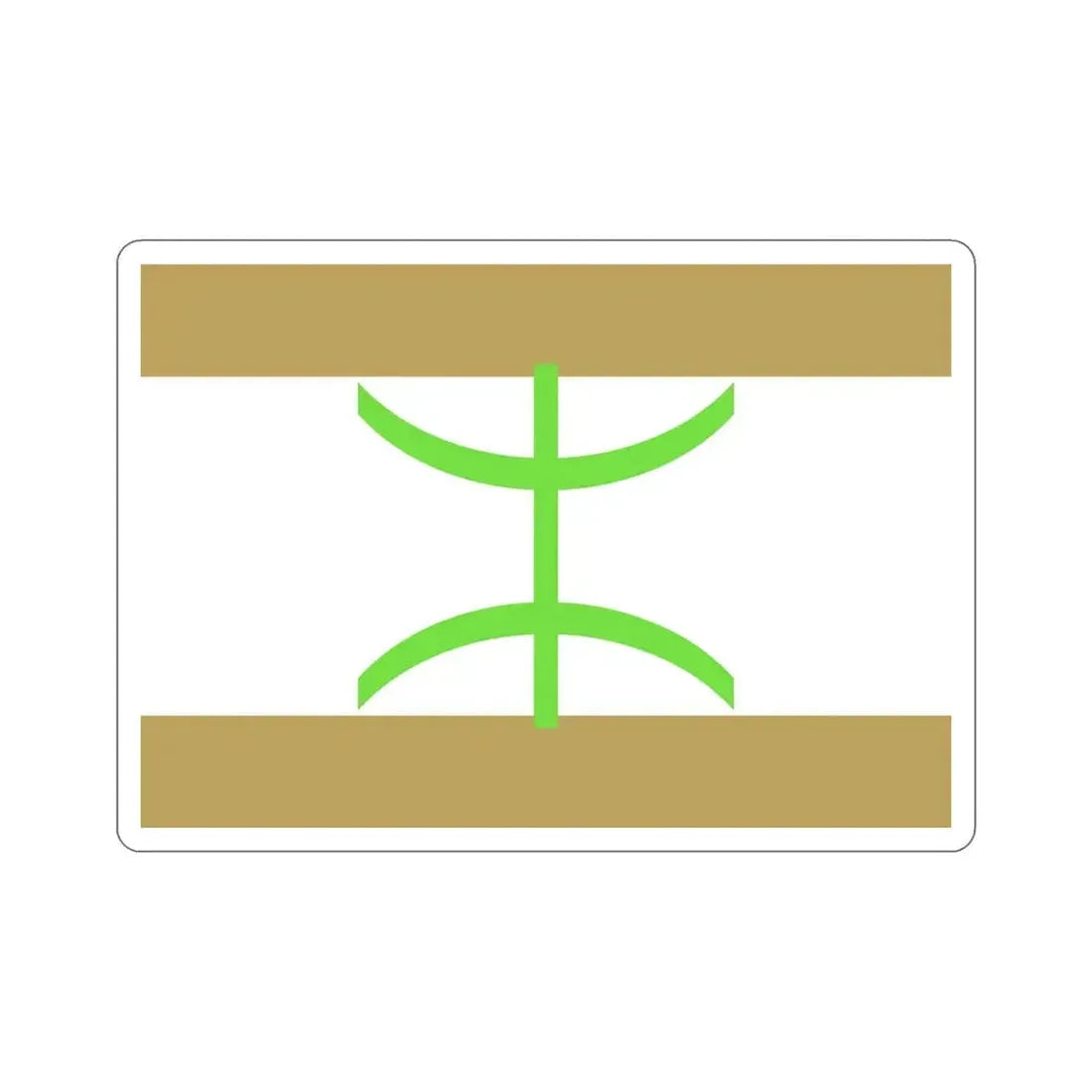 Flag of The Mozabite People STICKER Vinyl Die-Cut Decal 5 Inch - The Sticker Space