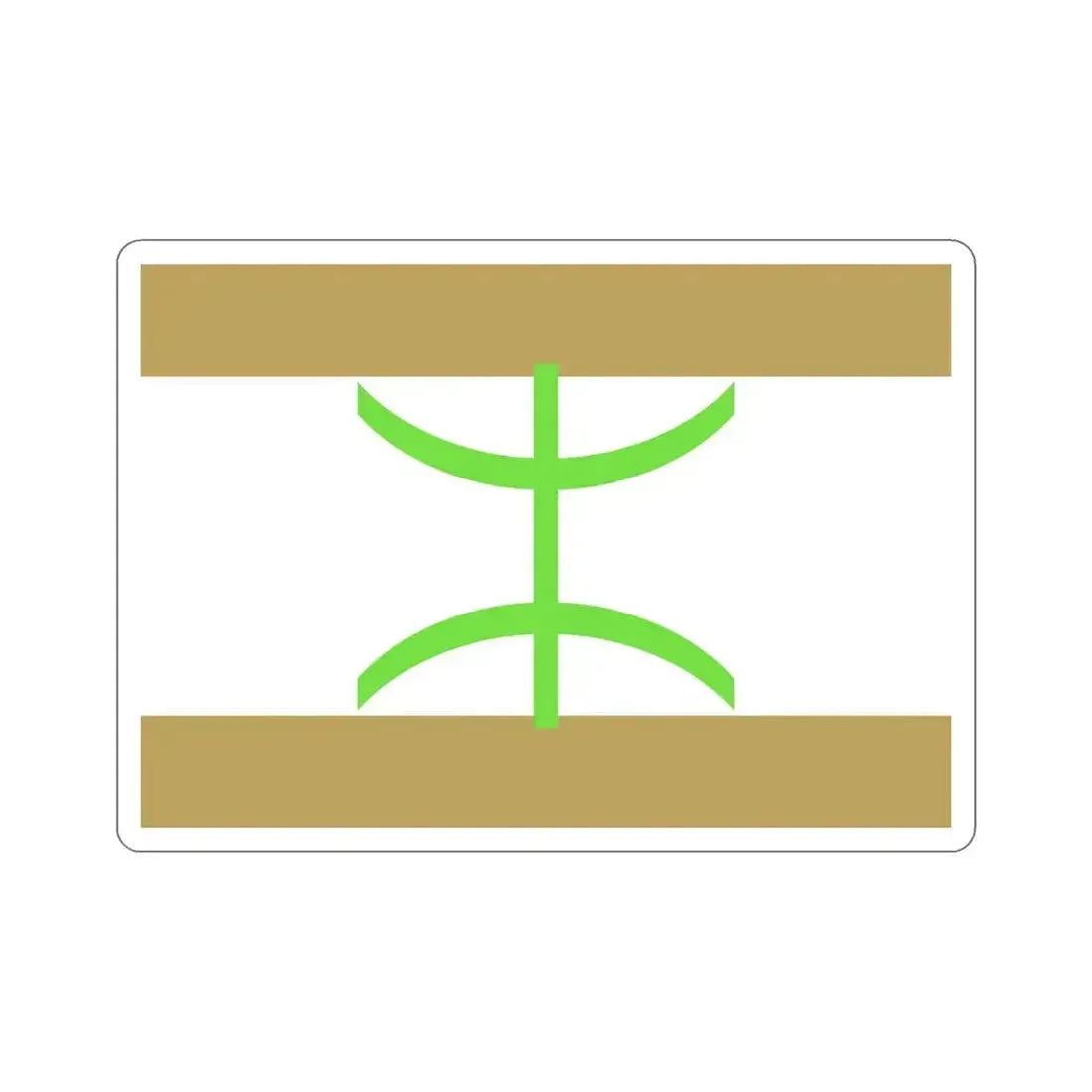 Flag of The Mozabite People STICKER Vinyl Die-Cut Decal 6 Inch - The Sticker Space