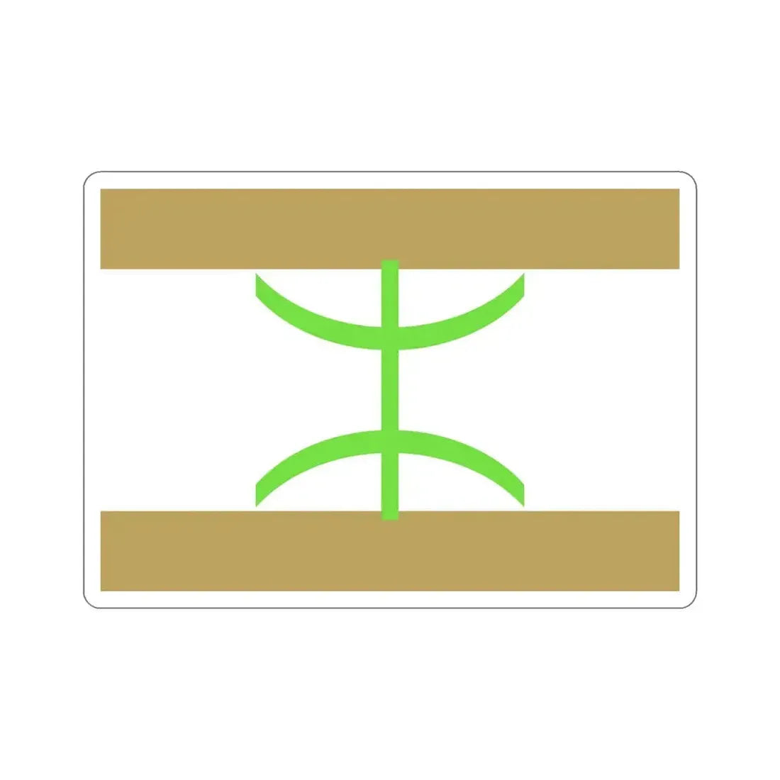 Flag of The Mozabite People STICKER Vinyl Die-Cut Decal 6 Inch - The Sticker Space