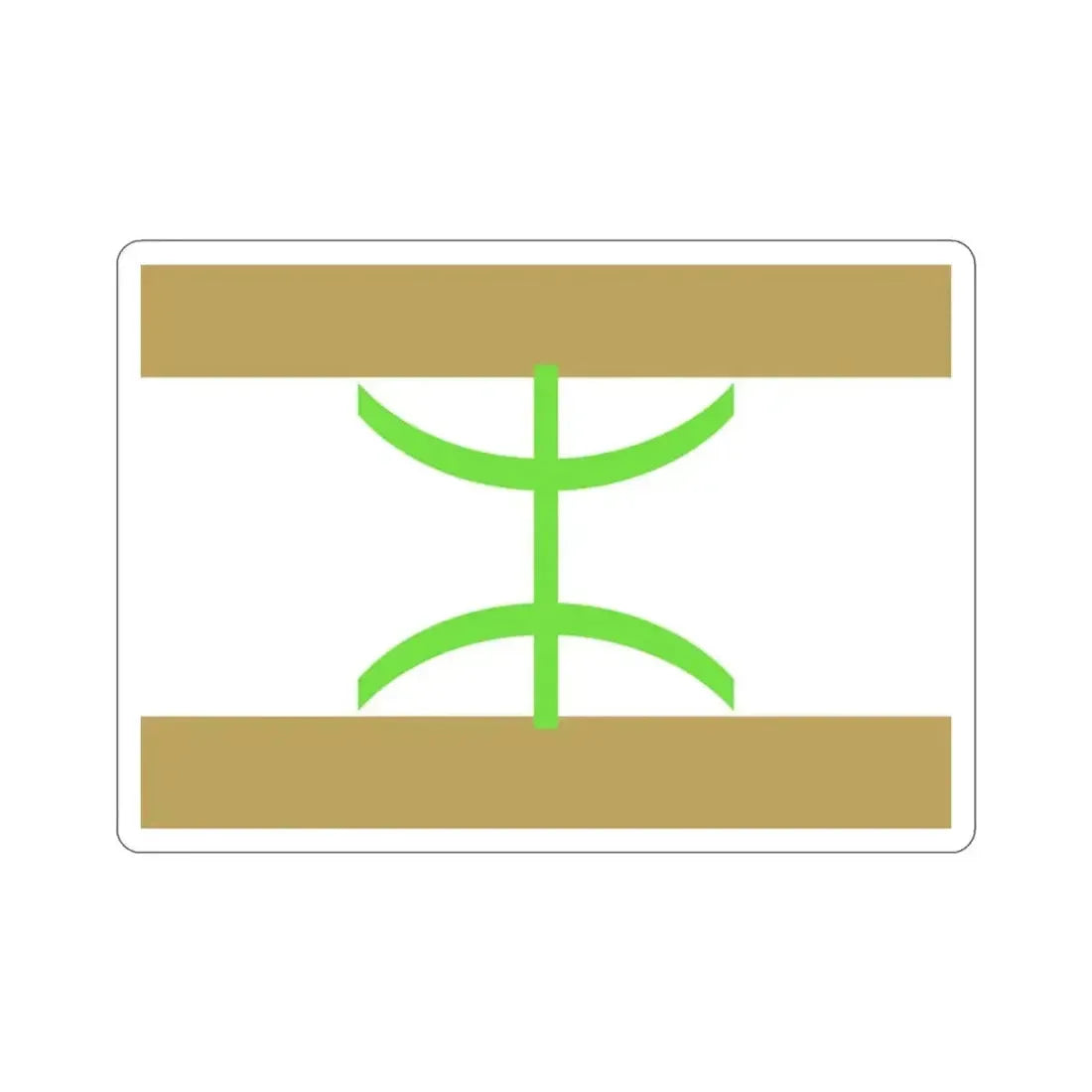 Flag of The Mozabite People STICKER Vinyl Die-Cut Decal - The Sticker Space