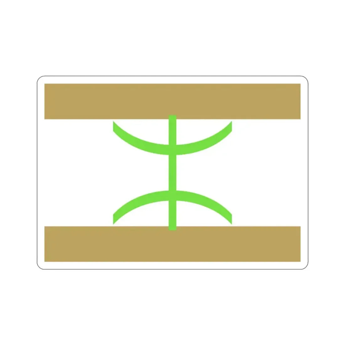 Flag of The Mozabite People STICKER Vinyl Die-Cut Decal - The Sticker Space