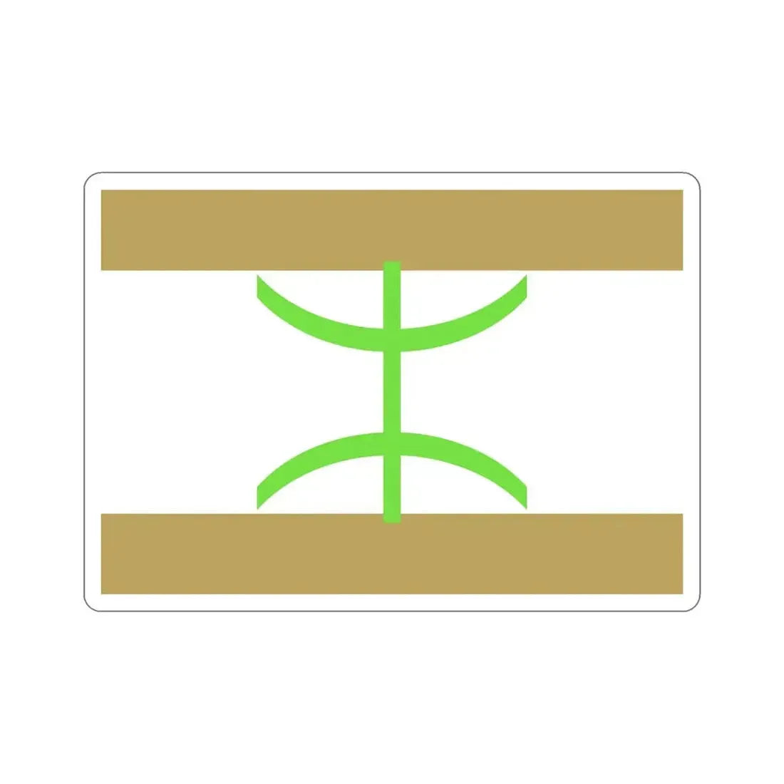 Flag of The Mozabite People STICKER Vinyl Die-Cut Decal - The Sticker Space