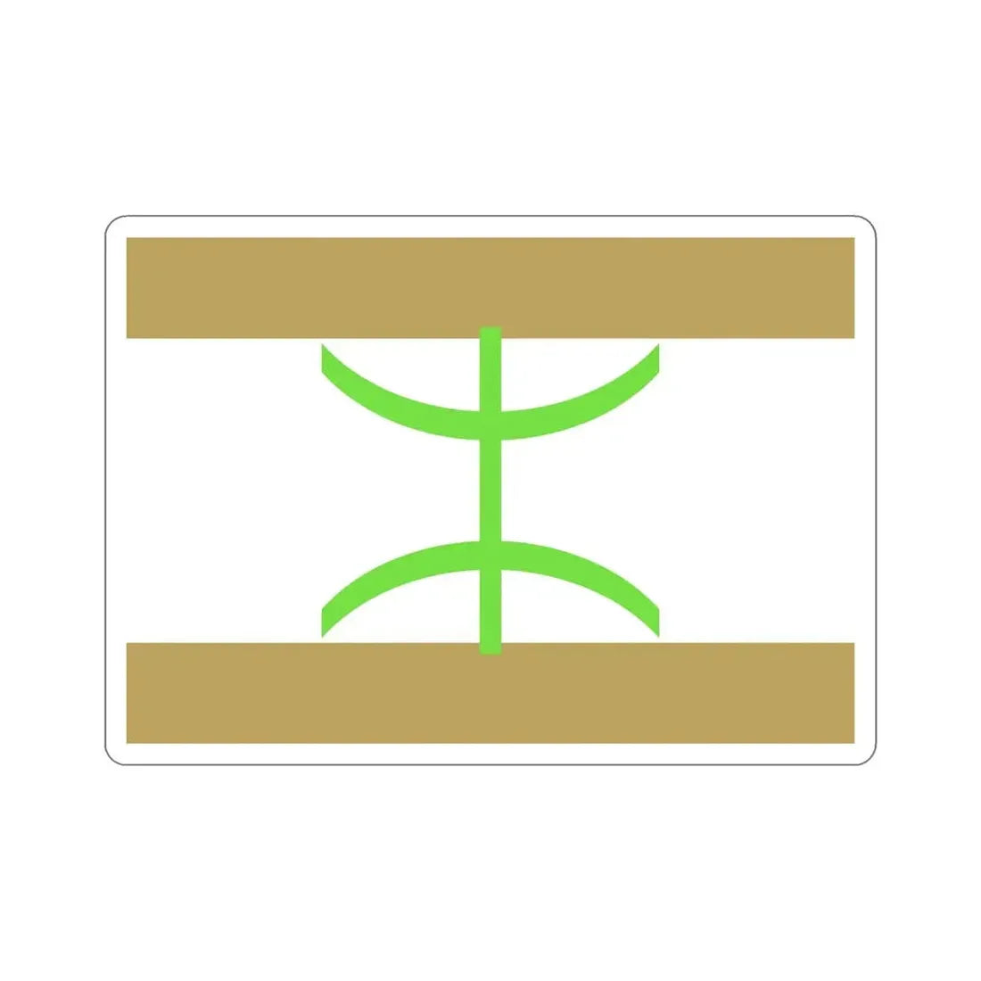 Flag of The Mozabite People STICKER Vinyl Die-Cut Decal - The Sticker Space