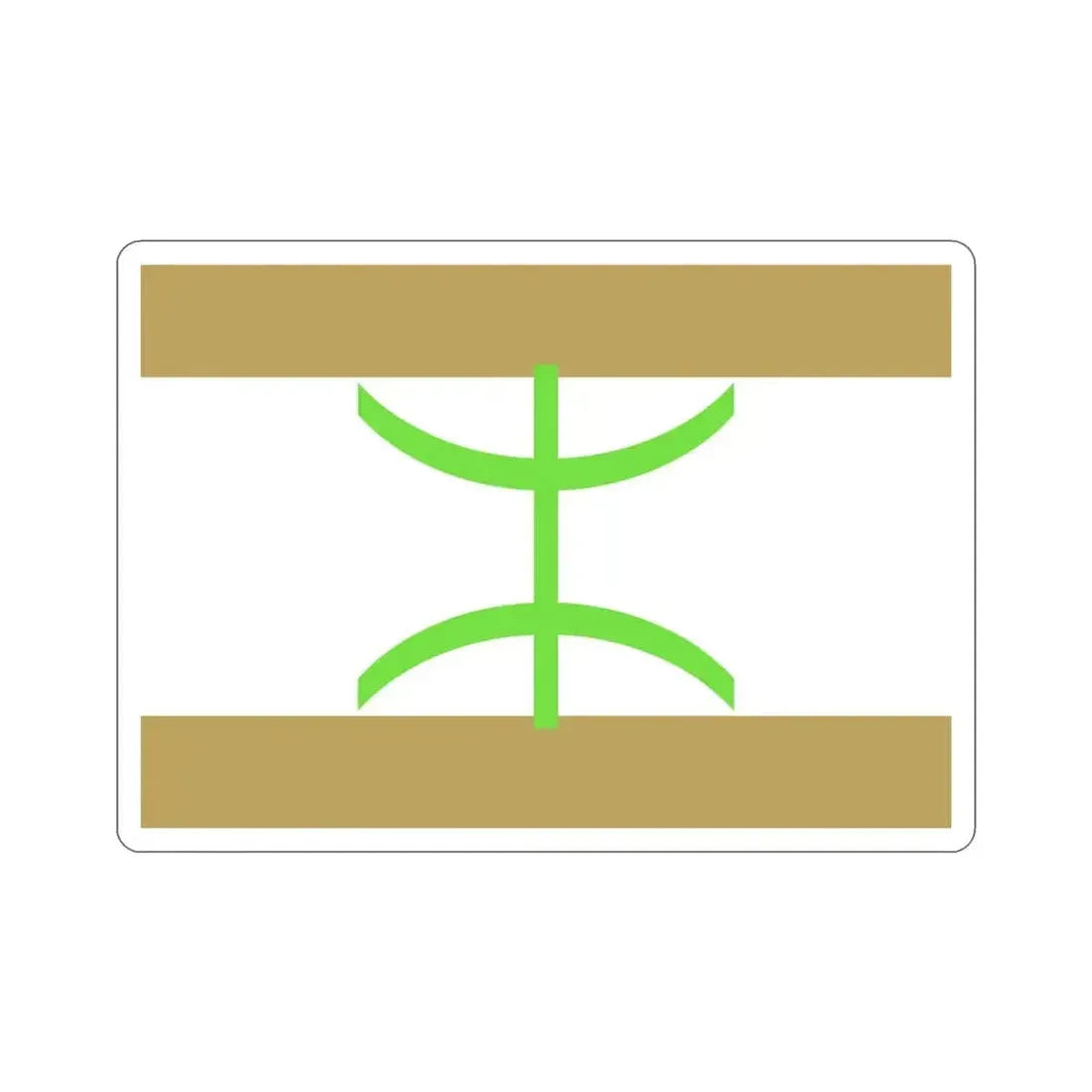 Flag of The Mozabite People STICKER Vinyl Die-Cut Decal - The Sticker Space