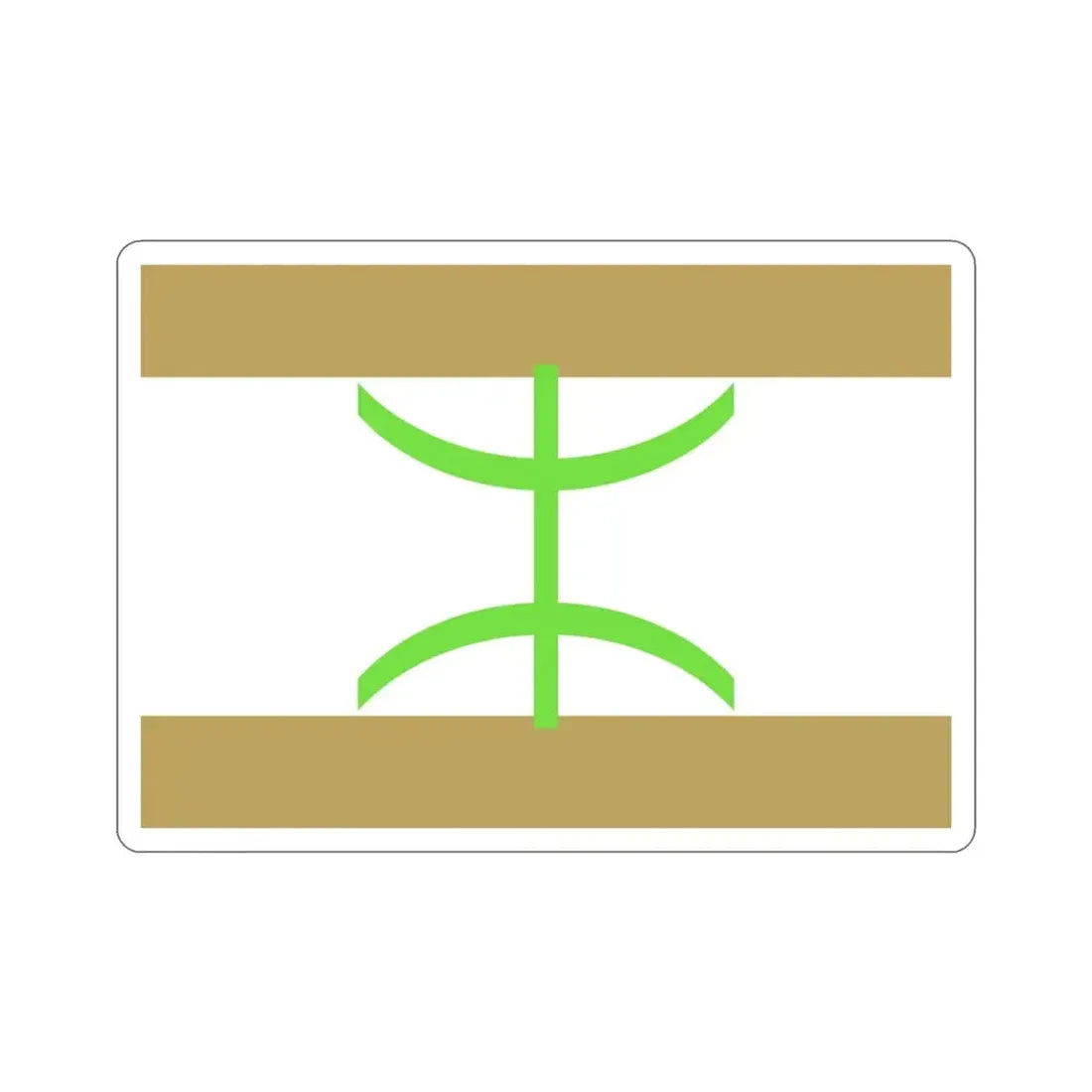 Flag of The Mozabite People STICKER Vinyl Die-Cut Decal - The Sticker Space