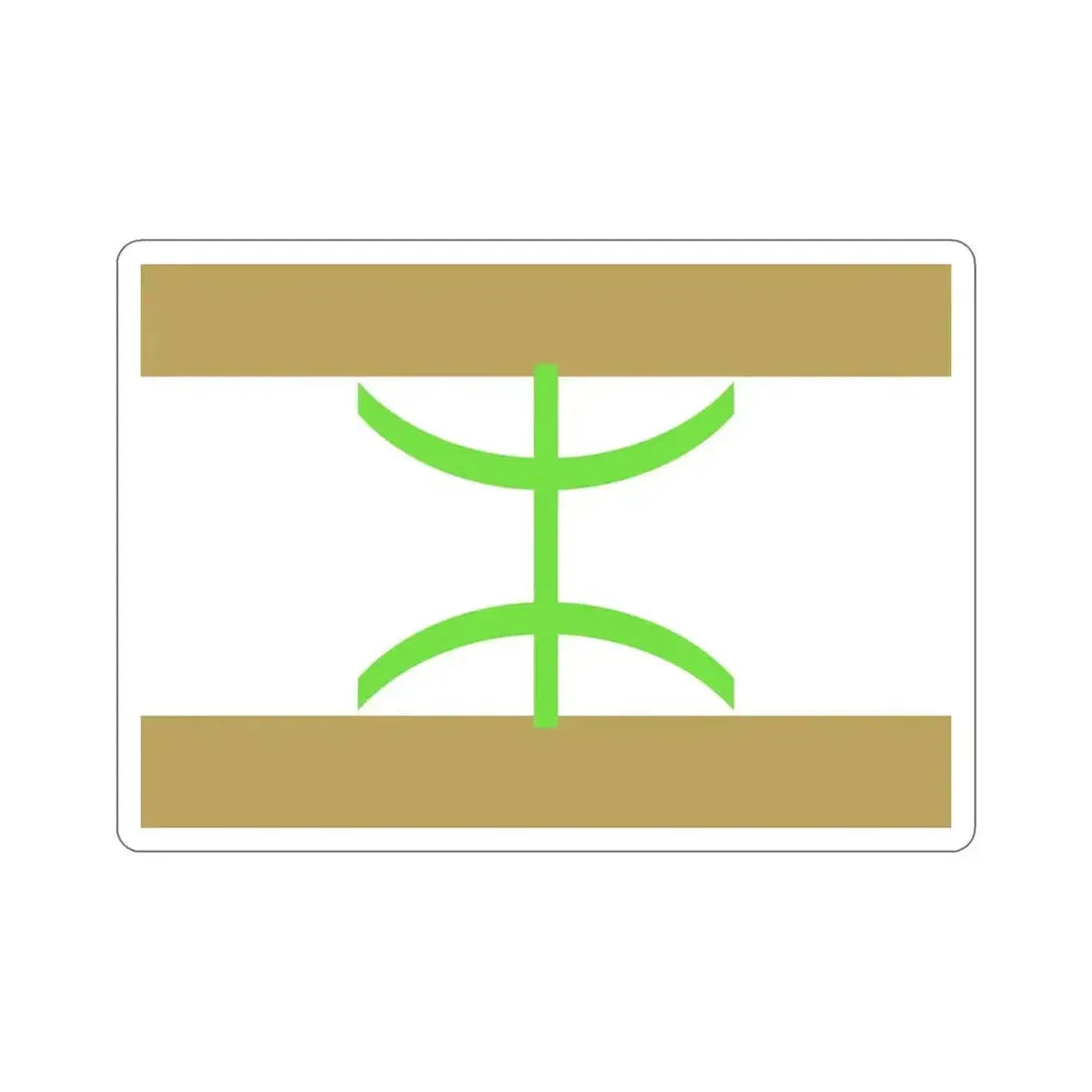 Flag of The Mozabite People STICKER Vinyl Die-Cut Decal - The Sticker Space