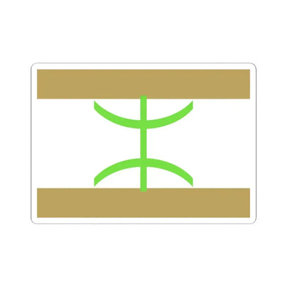 Flag of The Mozabite people - STICKER Vinyl Kiss-Cut Decal 2 Inch White - The Sticker Space