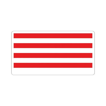Flag of the Mwali Sultanate 1868-1871 (Comoros) STICKER Vinyl Kiss-Cut Decal 4 Inch White - The Sticker Space