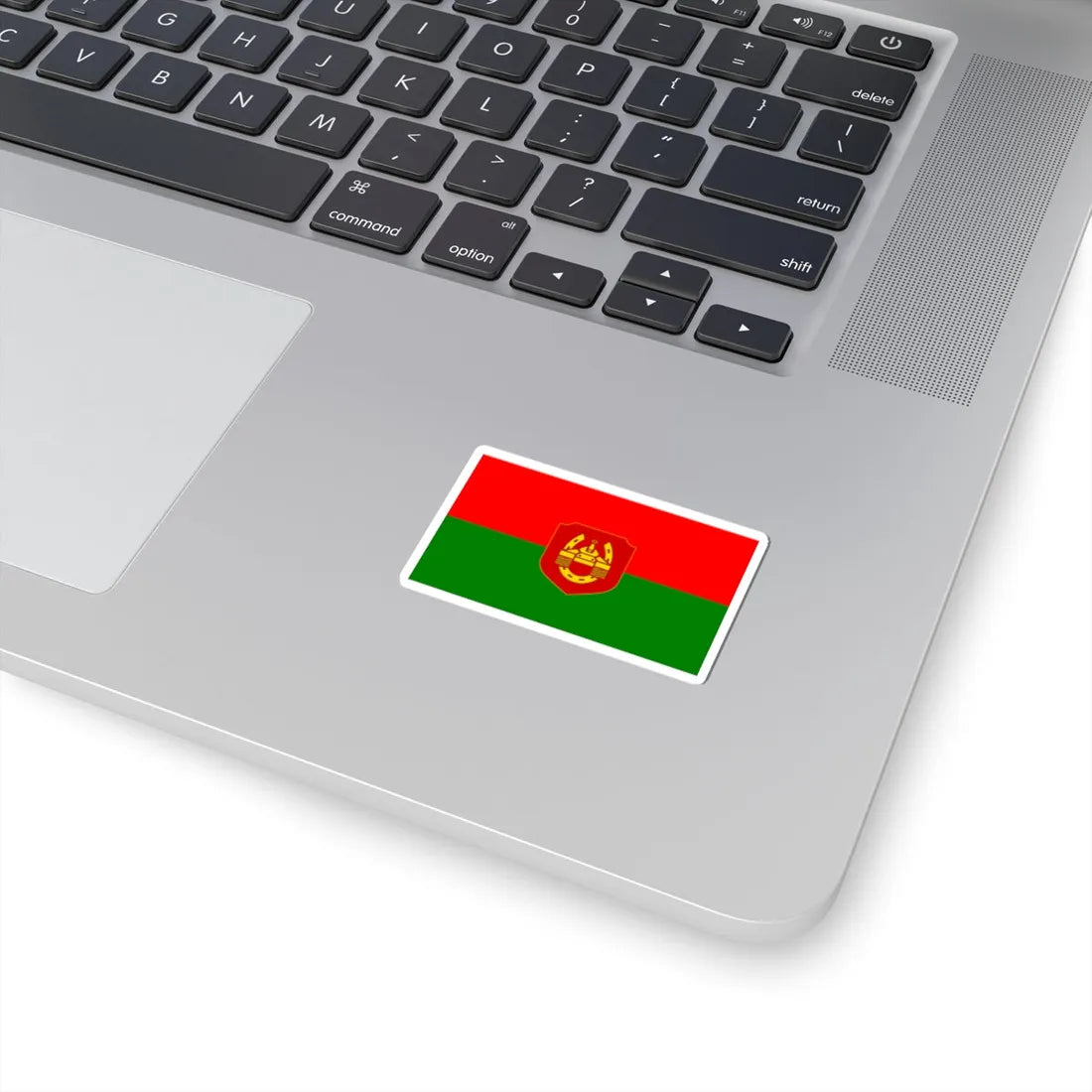 Flag of the Myanmar Army Armoured Corps (Myanmar) STICKER Vinyl Kiss-Cut Decal - The Sticker Space