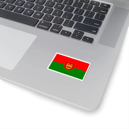 Flag of the Myanmar Army Armoured Corps (Myanmar) STICKER Vinyl Kiss-Cut Decal - The Sticker Space