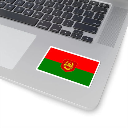 Flag of the Myanmar Army Armoured Corps (Myanmar) STICKER Vinyl Kiss-Cut Decal - The Sticker Space