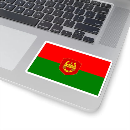 Flag of the Myanmar Army Armoured Corps (Myanmar) STICKER Vinyl Kiss-Cut Decal - The Sticker Space