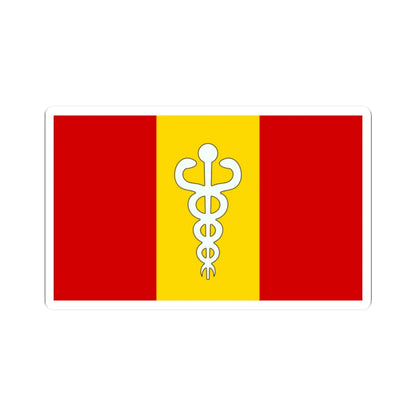 Flag of the Myanmar Army Medical Corps (Myanmar) STICKER Vinyl Kiss-Cut Decal 2 Inch White - The Sticker Space