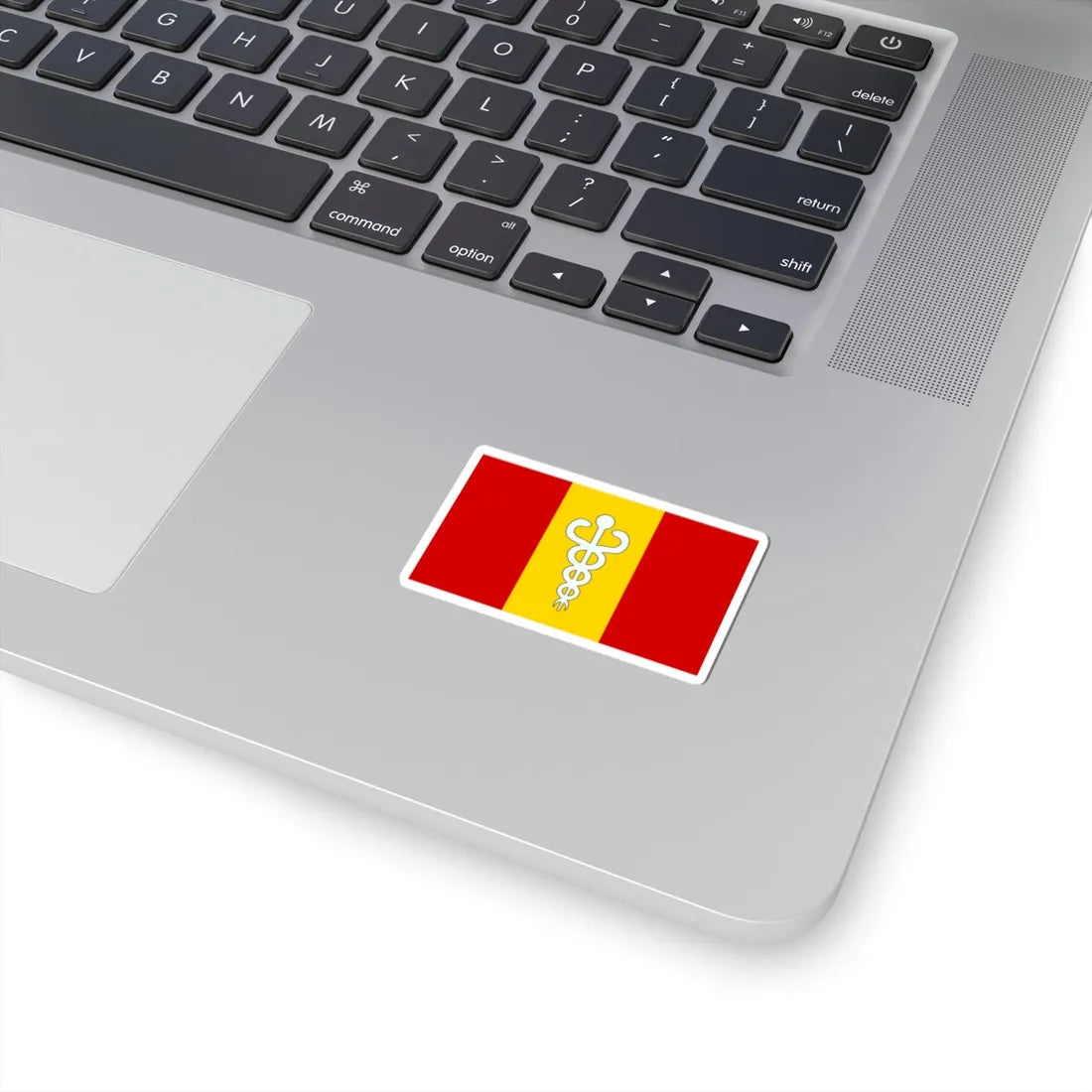 Flag of the Myanmar Army Medical Corps (Myanmar) STICKER Vinyl Kiss-Cut Decal - The Sticker Space