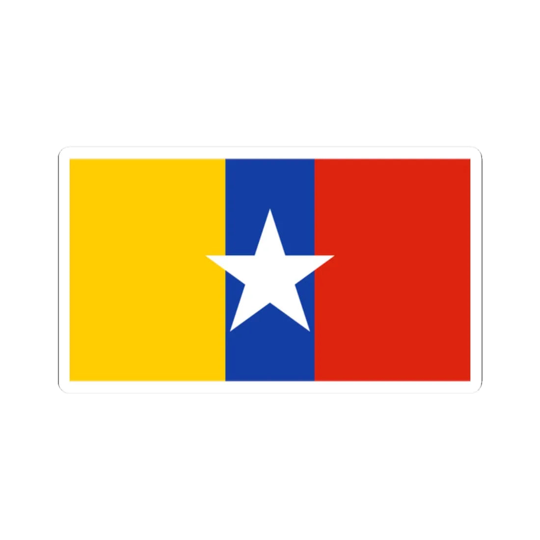 Flag of the Myanmar Police Force (Myanmar) STICKER Vinyl Kiss-Cut Decal 2 Inch White - The Sticker Space