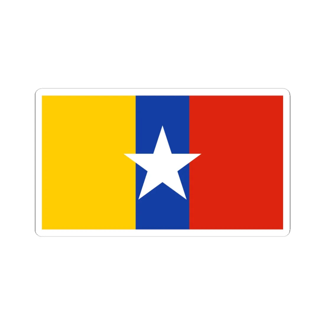 Flag of the Myanmar Police Force (Myanmar) STICKER Vinyl Kiss-Cut Decal 3 Inch White - The Sticker Space