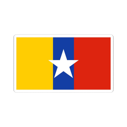 Flag of the Myanmar Police Force (Myanmar) STICKER Vinyl Kiss-Cut Decal 6 Inch White - The Sticker Space