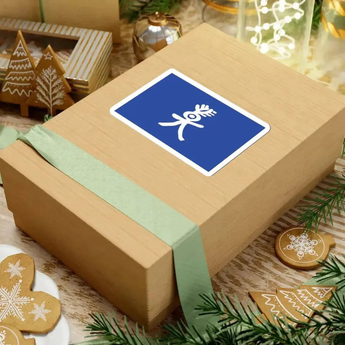 Flag of the Nakhi People (China) STICKER Vinyl Kiss-Cut Decal - The Sticker Space