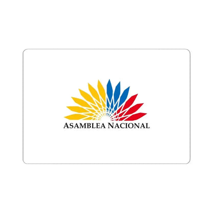 Flag of the National Assembly of Ecuador (Ecuador) STICKER Vinyl Kiss-Cut Decal 6 Inch White - The Sticker Space