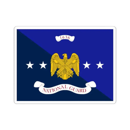 Flag of the National Guard Bureau (United States) STICKER Vinyl Kiss-Cut Decal 2 Inch White - The Sticker Space