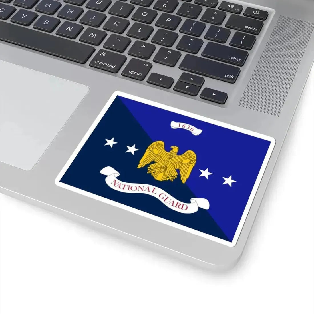 Flag of the National Guard Bureau (United States) STICKER Vinyl Kiss-Cut Decal - The Sticker Space