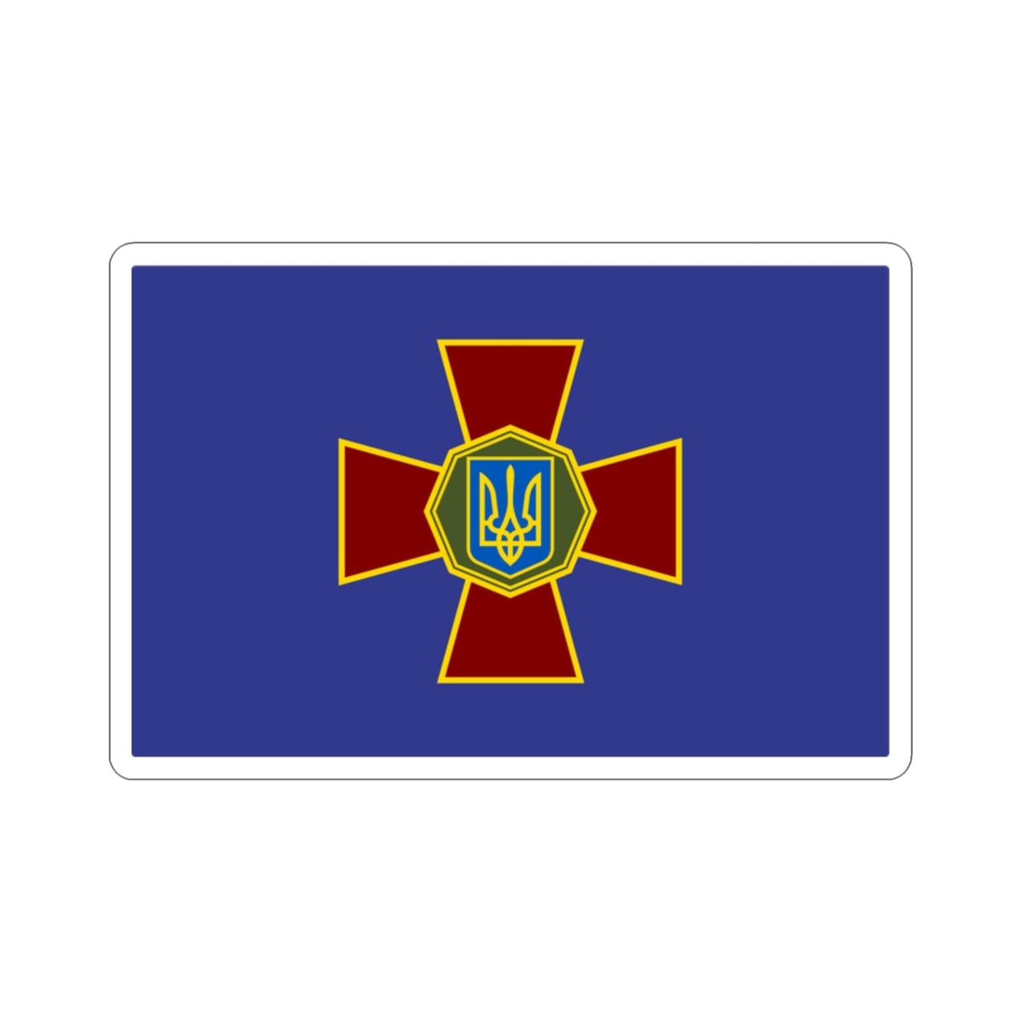 Flag of the National Guard of Ukraine STICKER Vinyl Die-Cut Decal-2 Inch-The Sticker Space