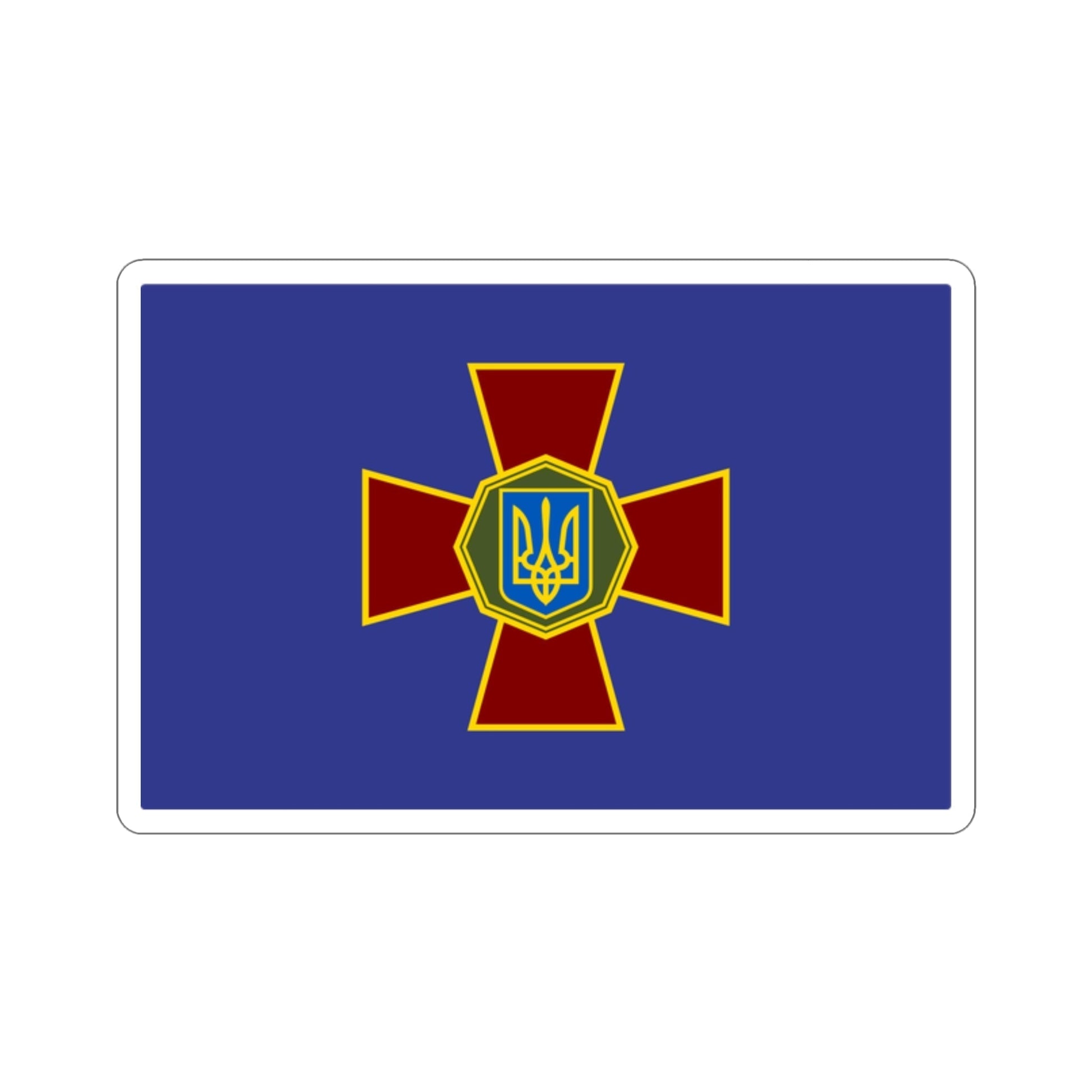 Flag of the National Guard of Ukraine STICKER Vinyl Die-Cut Decal-2 Inch-The Sticker Space