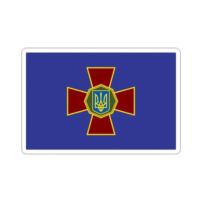 Flag of the National Guard of Ukraine STICKER Vinyl Die-Cut Decal 3 Inch - The Sticker Space
